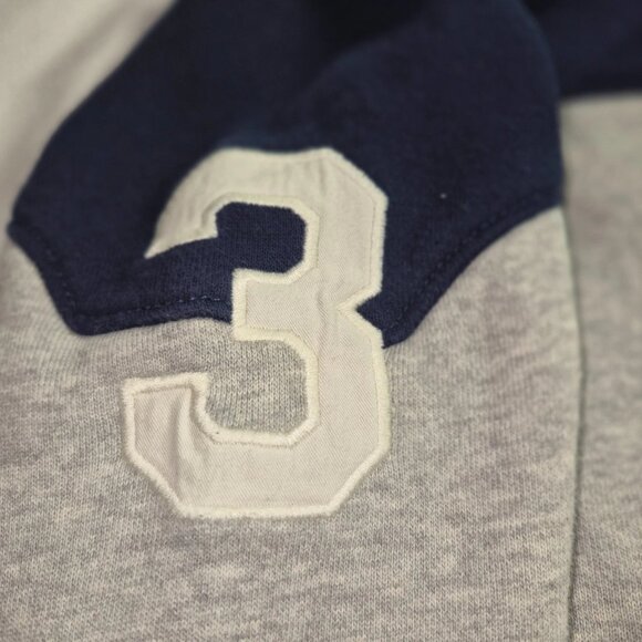 Boys Polo Hoodie L/G (14–16) Blue Gray With Red Pony Jacket - Picture 4 of 5